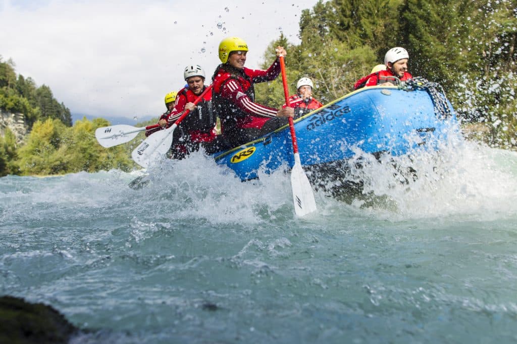 Rafting on Imster Schlucht, Inn, Area 47, photo by Jens Klatt
